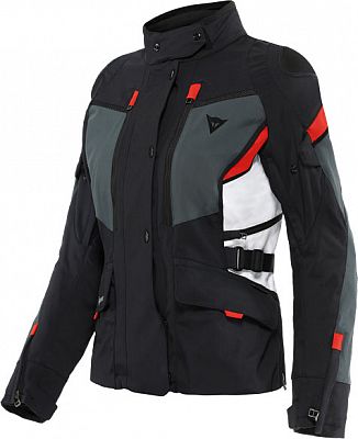 Dainese Carve Master 3, Textiljacke Gore-Tex Damen - Schwarz/Dunkelgrau/Rot - 38 von Dainese