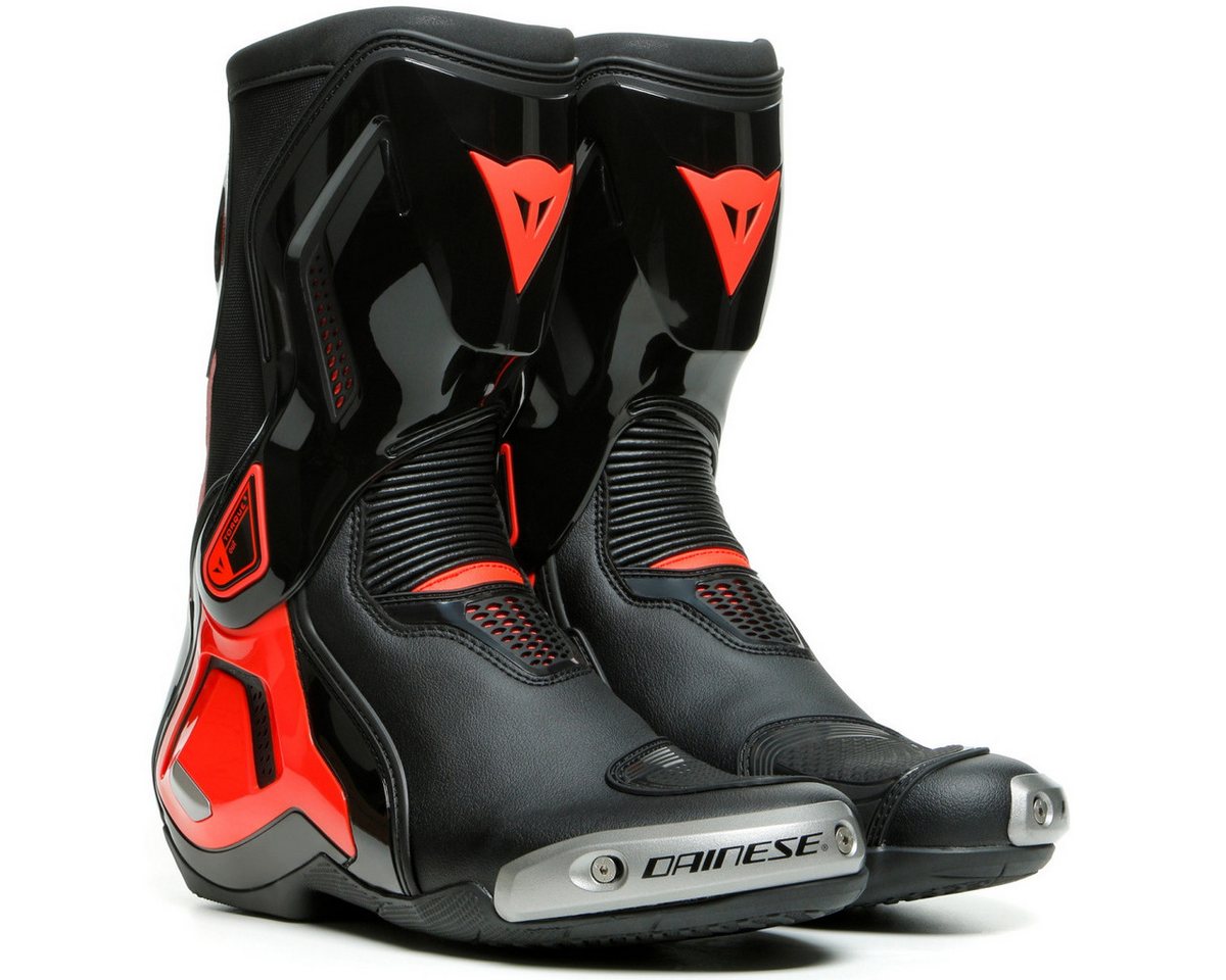 Dainese Dainese Torque 3 Out Motorradstiefel Herren schwarz / fluo-rot Motorradstiefel von Dainese