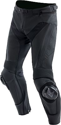 Dainese Delta 4, Lederhose perforiert - Schwarz/Schwarz - 116 von Dainese