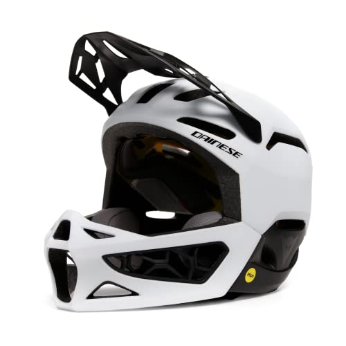 Dainese Linea 01 MIPS Weiß - Leichter innovativer MTB Integral Helm, Größe S-M - Farbe White - Black von Dainese