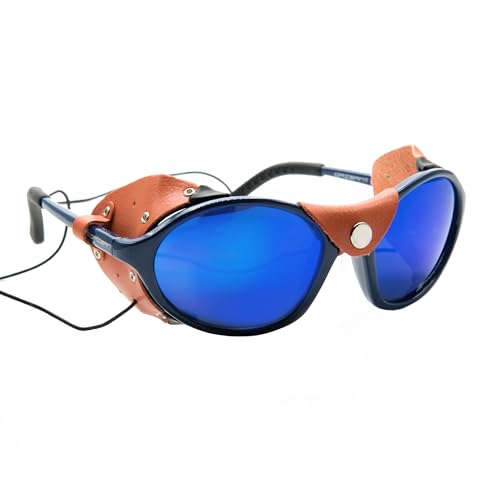 Daisan Everest Gletscherbrille Bergsteigerbrille Schutzfaktor Kat. 4, 100% UV Schutz (Blau) von Daisan