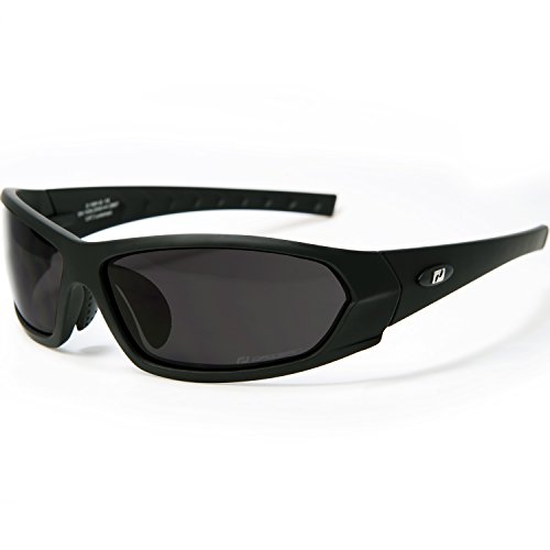 Daisan Herren Sonnenbrille Sportbrille Motorradbrille für Biker 100% UV Schutz bruchfeste Scheibe von Daisan