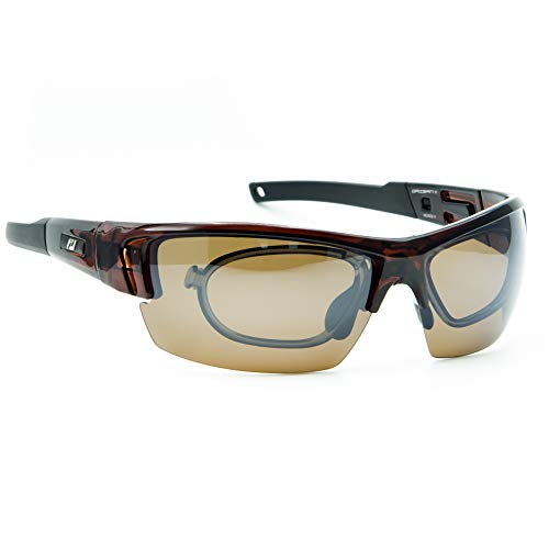 Daisan Radbrille polarisierende Gläser mit Opticlip für Sehstärke von Daisan