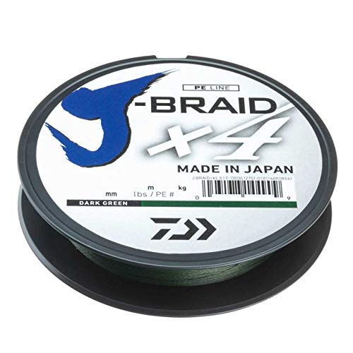 DAIWA J-Braid X4E 0,21mm-270m Dark Green grün geflochtene Schnur Neuheit von DAIWA