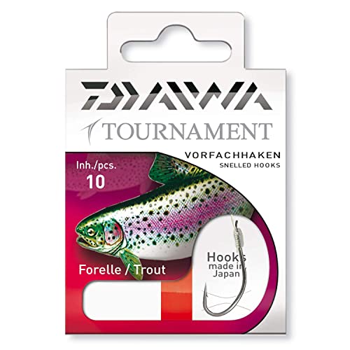 Daiwa Tournament Forellenhaken Gr. 4, 60cm - Gr.4-0,25mm - von Daiwa
