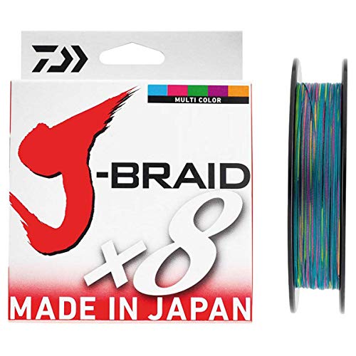 Daiwa Jbraid 8 Braid 300, Mehrfarbig, Größe 0,18 mm von Daiwa