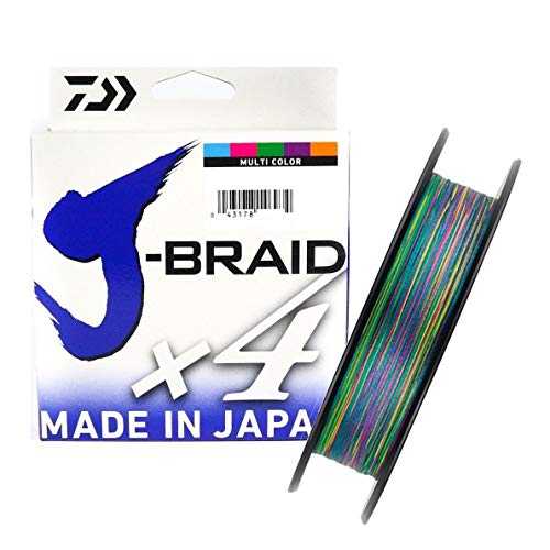 DAIWA J-Braid X4, geflochtene Angelschnur, mehrfarbig von Daiwa