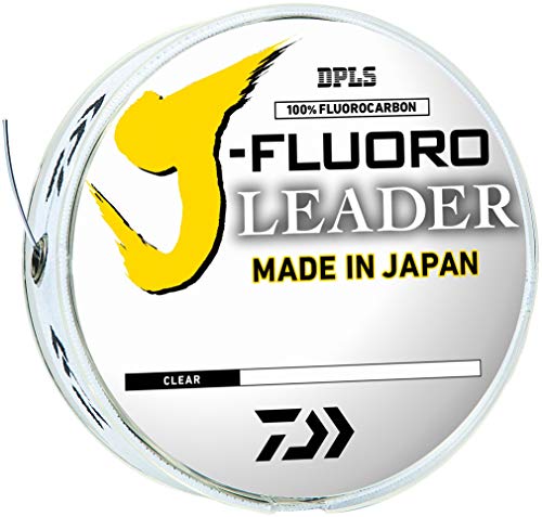 Daiwa Unisex-Erwachsene J-Fluoro Leader Angelschnur, farblos, 8 lb/100 yds von Daiwa