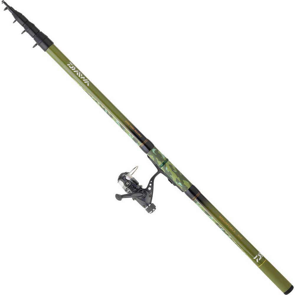 Daiwa Megaforce Rt+q820rm Fishing Combo Grün 4.00 m von Daiwa