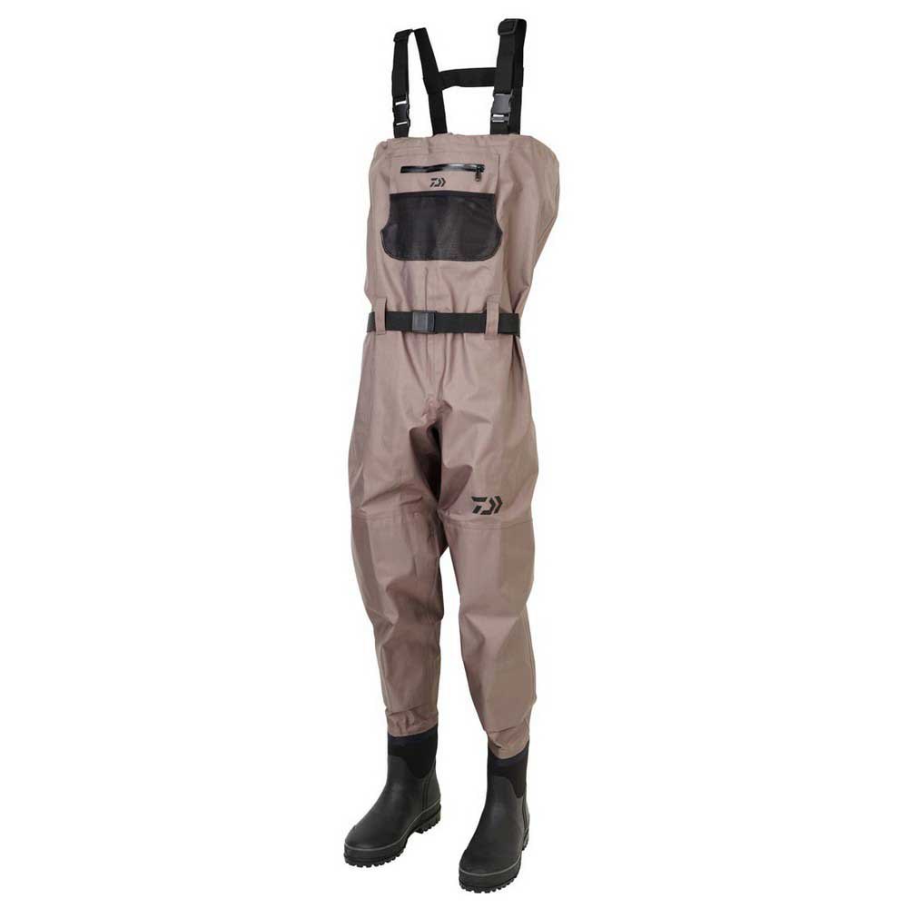 Daiwa Respirant 3 Breathable Wader Beige EU 40-41 Mann von Daiwa