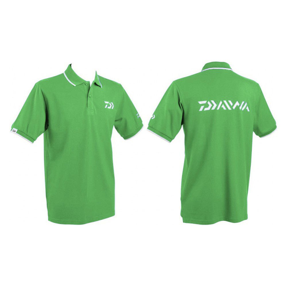 Daiwa Short Sleeve Polo Shirt Grün L Mann von Daiwa