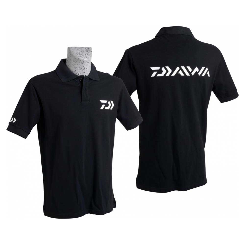 Daiwa Short Sleeve Polo Schwarz 2XL Mann von Daiwa