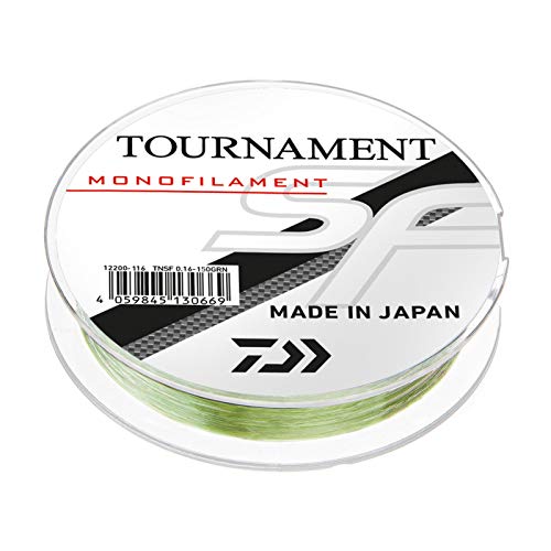 Daiwa Tournament SF Line 0,16mm 300m Grün-Transparent monofile Angelschnur von Daiwa