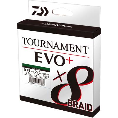 Daiwa Tournament x8 Br. EVO+ 0.10mm 135m DG von Daiwa