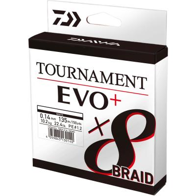 Daiwa Tournament x8 Br. EVO+ 0.10mm 135m WH von Daiwa