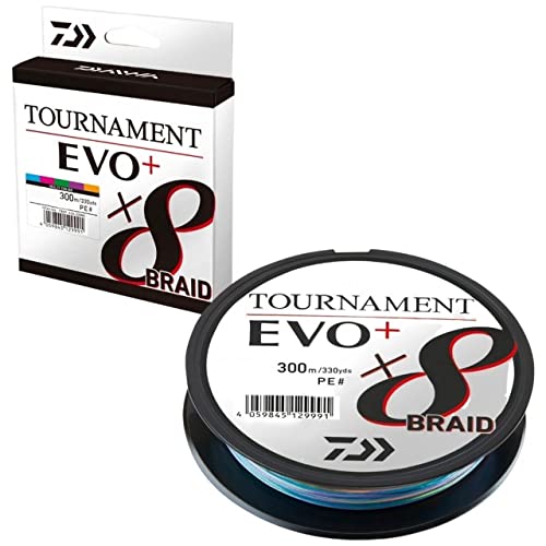 Daiwa Tournament X8 Braid EVO+ 0.16mm 300m MC von DAIWA