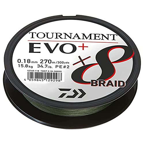 Daiwa Tournament X8 Braid EVO+ 0.26mm 270m DG von DAIWA