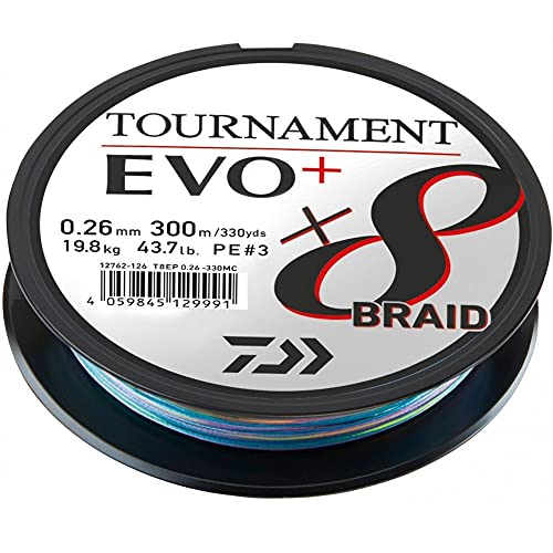 Daiwa Tournament X8 Braid EVO+ 0.35mm 300m MC von DAIWA