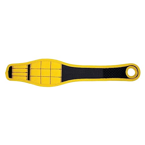 Dajidafu Bithalter Werkzeugtasche Aufbewahrungsgürtel Reparaturset Selbstklebendes Armband Haushaltszubehör Handlich zu tragen Nylon Armband, Gelb von Dajidafu