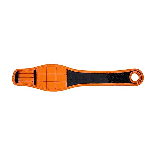 Dajidafu Bithalter Werkzeugtasche Aufbewahrungsgürtel Reparaturset Selbstklebendes Armband Haushaltszubehör Handlich zu tragen Nylon Armband, Orange von Dajidafu