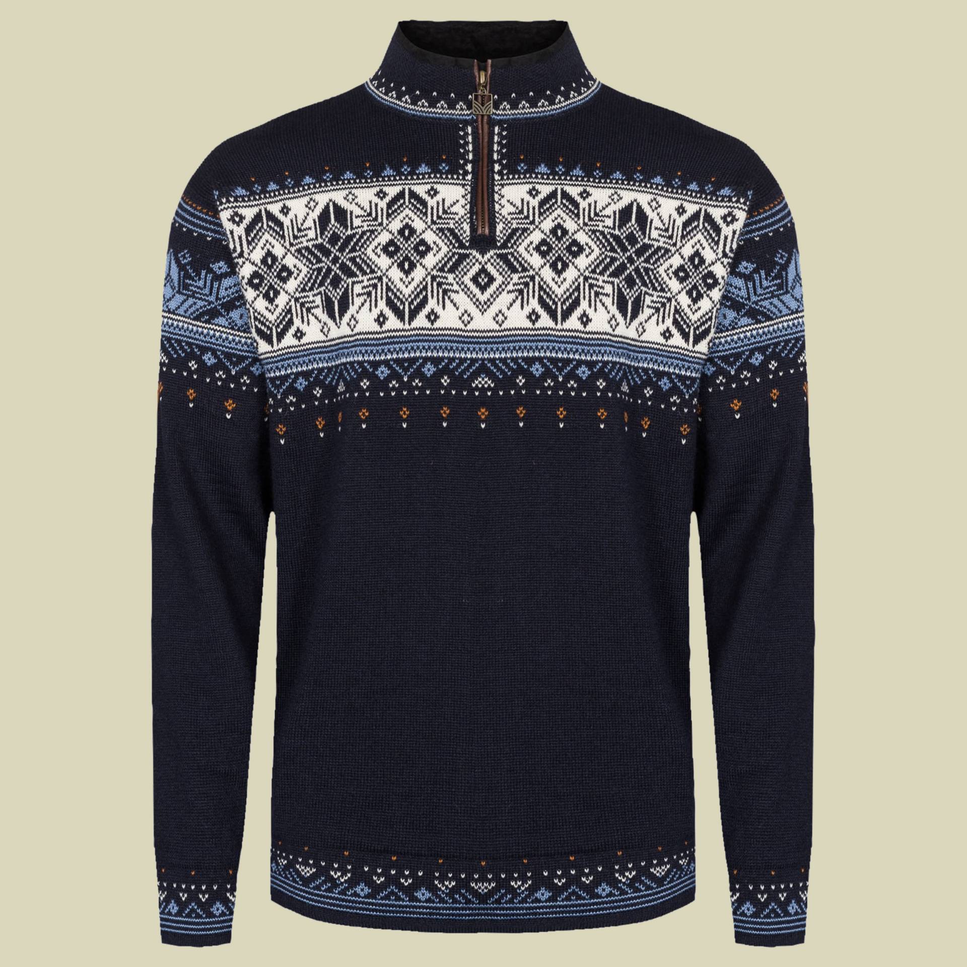 Blyfjell Unisex Sweater Größe XXL Farbe navy-blue shadow-off white von Dale of Norway