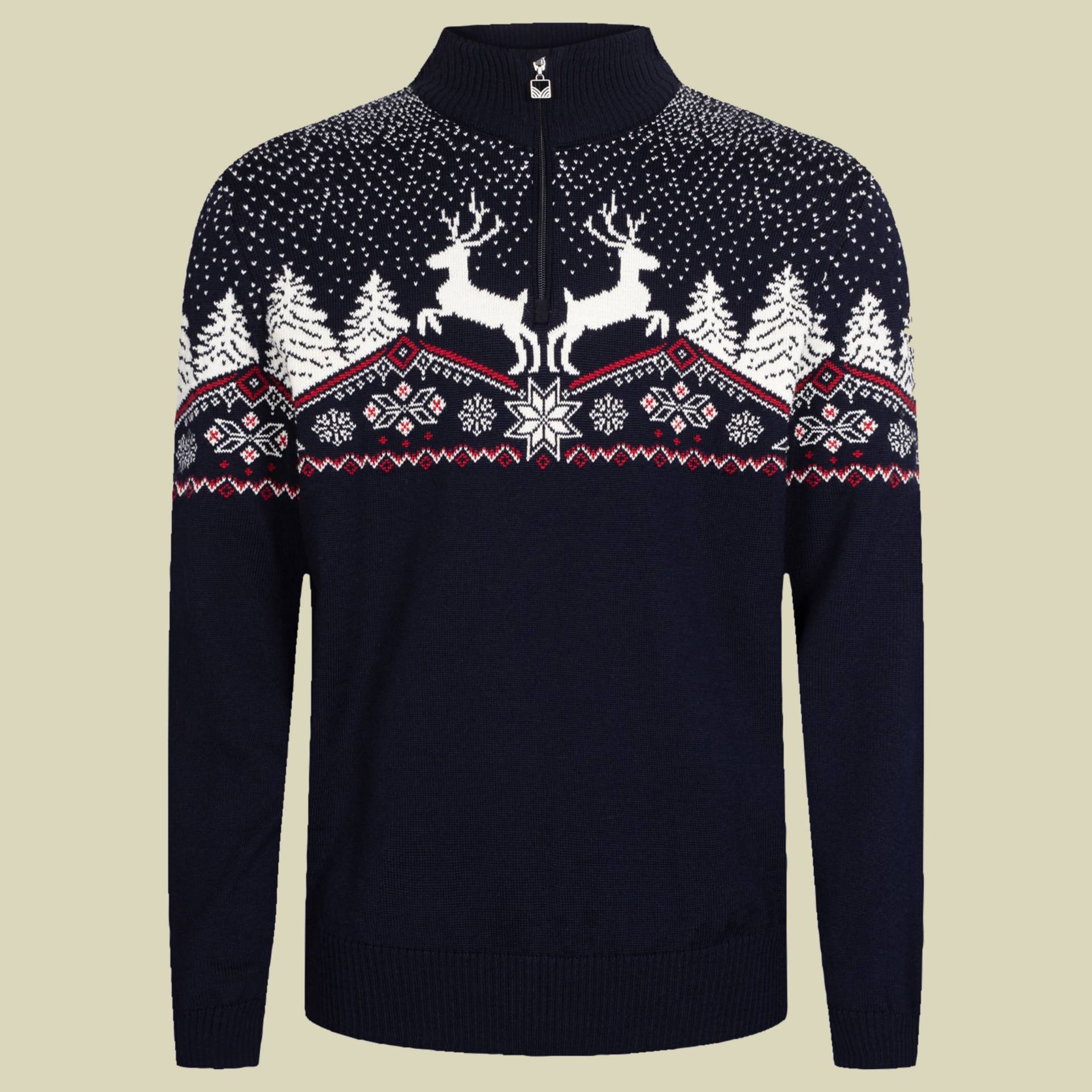 Dale Christmas Sweater Men Größe S Farbe navy offwhite redrose von Dale of Norway