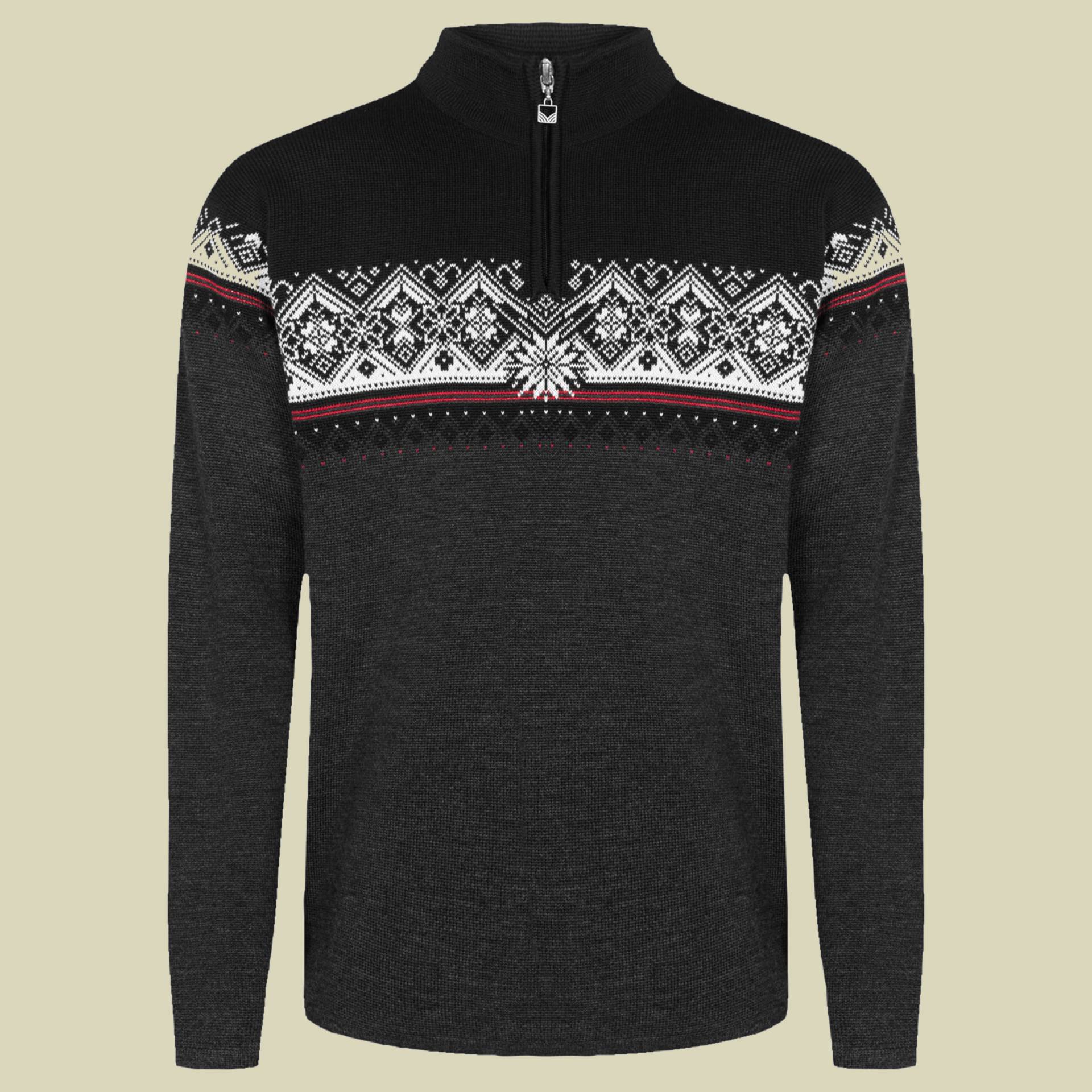 Moritz Sweater Men Größe S Farbe dark charcoal-raspberry-black von Dale of Norway