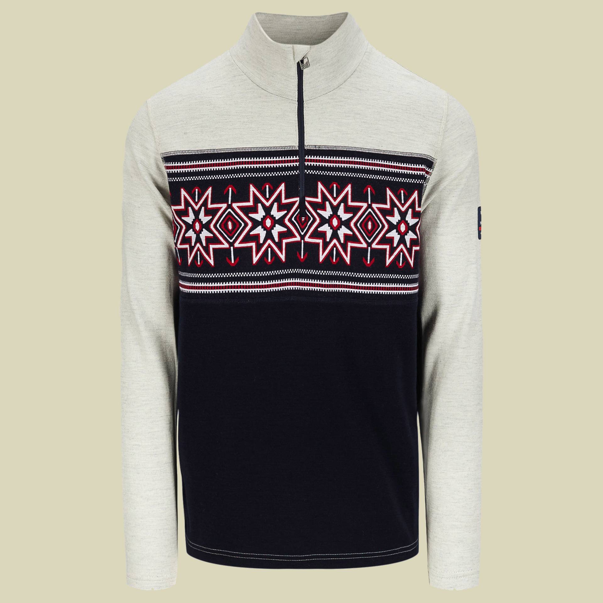 Olympia Basic Sweater Men Größe L  Farbe off white/navy/raspberry von Dale of Norway