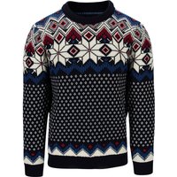 Dale of Norway Vegard Sweater Men Herren Pullover dunkelblau/rot Gr. L von Dale of Norway