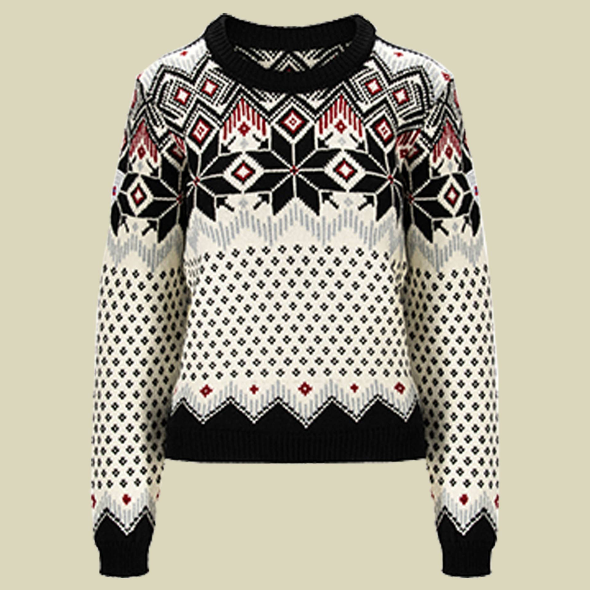 Vilja Sweater Women Größe S Farbe black/off white/red rose von Dale of Norway
