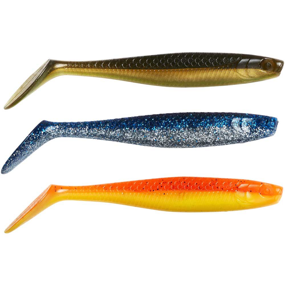 Dam Slim Shad Paddletail Soft Lure 100 Mm 48 Units Golden von Dam