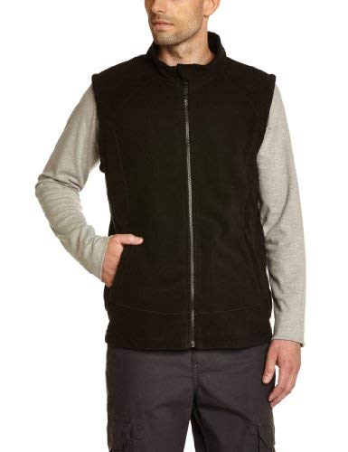 Damartsport 22888 Herren Fleece-Jacke ohne Ärmel, mit Reißverschluss, Schwarz XL schwarz - schwarz von Damartsport