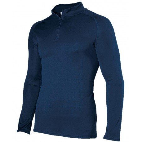 Damartsport Herren Shirt, mit Reißverschluss L Blau - Marineblau von Damartsport