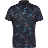 Daniel Springs Druck Funktions Halbarm Polo navy von Daniel Springs
