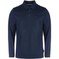 Daniel Springs Pique Thermo Langarm Polo navy von Daniel Springs