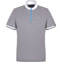 Daniel Springs zip shirt Halbarm Polo hellgrau von Daniel Springs