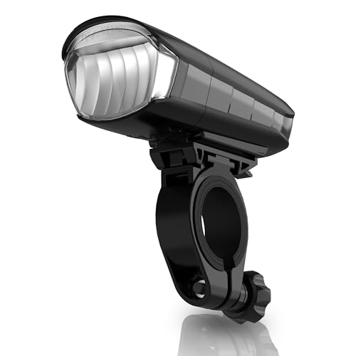 DANSI Fahrradlicht Vorne | StVZO zugelassen und Regenfest I LED Fahrradbeleuchtung I Fahrradlampe Vorne, Fahrrad Licht, Front Fahrradlampe, von DANSI