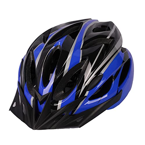 Dantazz Fahrradhelm für Herren Damen Atmungsaktive Radhelm Rennradhelm mit Visier Unisex Cityhelm Inliner Skaterhelm Stadthelm Mountainbike MTB Fahrrad Helm Bike Scooter Helmet (Blau, OneSize) von Dantazz