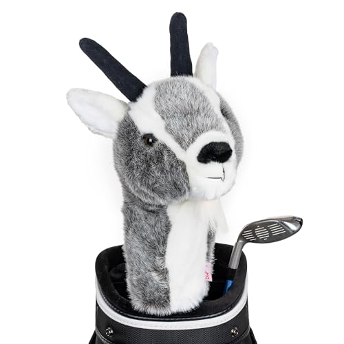 Daphne 's Goat Neuheit Golf Driver Schlägerhaube, Unisex, Goat, grau von Daphne's Headcovers