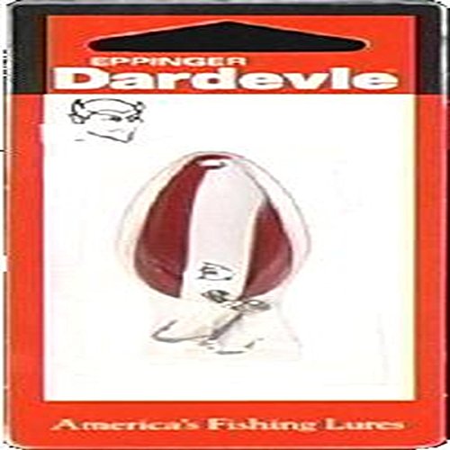 Dardevle Eppinger 916 Spinnie, Rot/Weiß, 1/4 oz von Dardevle