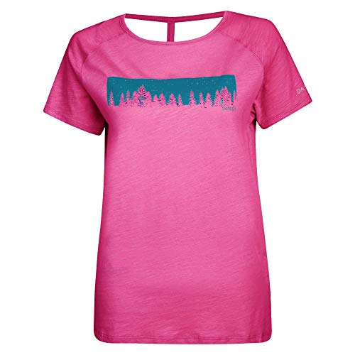 Dare 2b Damen Lifestyle T-Shirt Astral Forest M Cyber Pink von Dare 2b