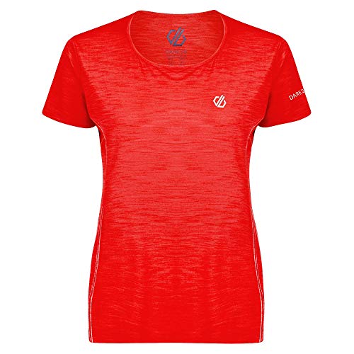 Dare 2b Kindred Tee Damen Sport-T-Shirt, leicht 3XL Fiery Coral von Dare 2b