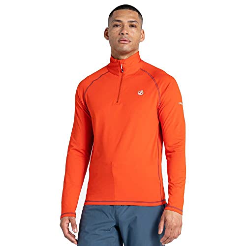 Dare 2b Men's Quick-Drying Fuse Up II Recycled Lightweight Core Stretch Midlayer Infrared, Size: L von Dare2b