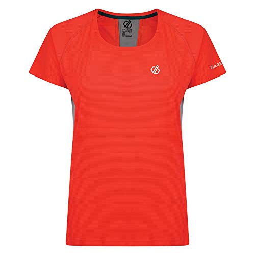 Dare 2b Tee Damen Sport-T-Shirt, leicht S Fiery Coral von Dare 2b