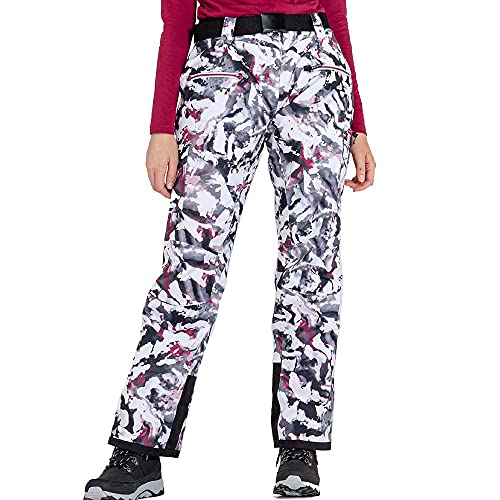 Dare2B Womens Recycled Waterproof and Breathable Fabric Liberty II Pant, Powder Pink Tempest, EU 34 von Dare 2b