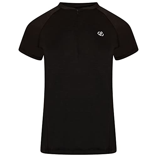 Outdare II Kurzärmeliges Fitness-Shirt für Damen mit halblangem Reißverschluss von Dare2b