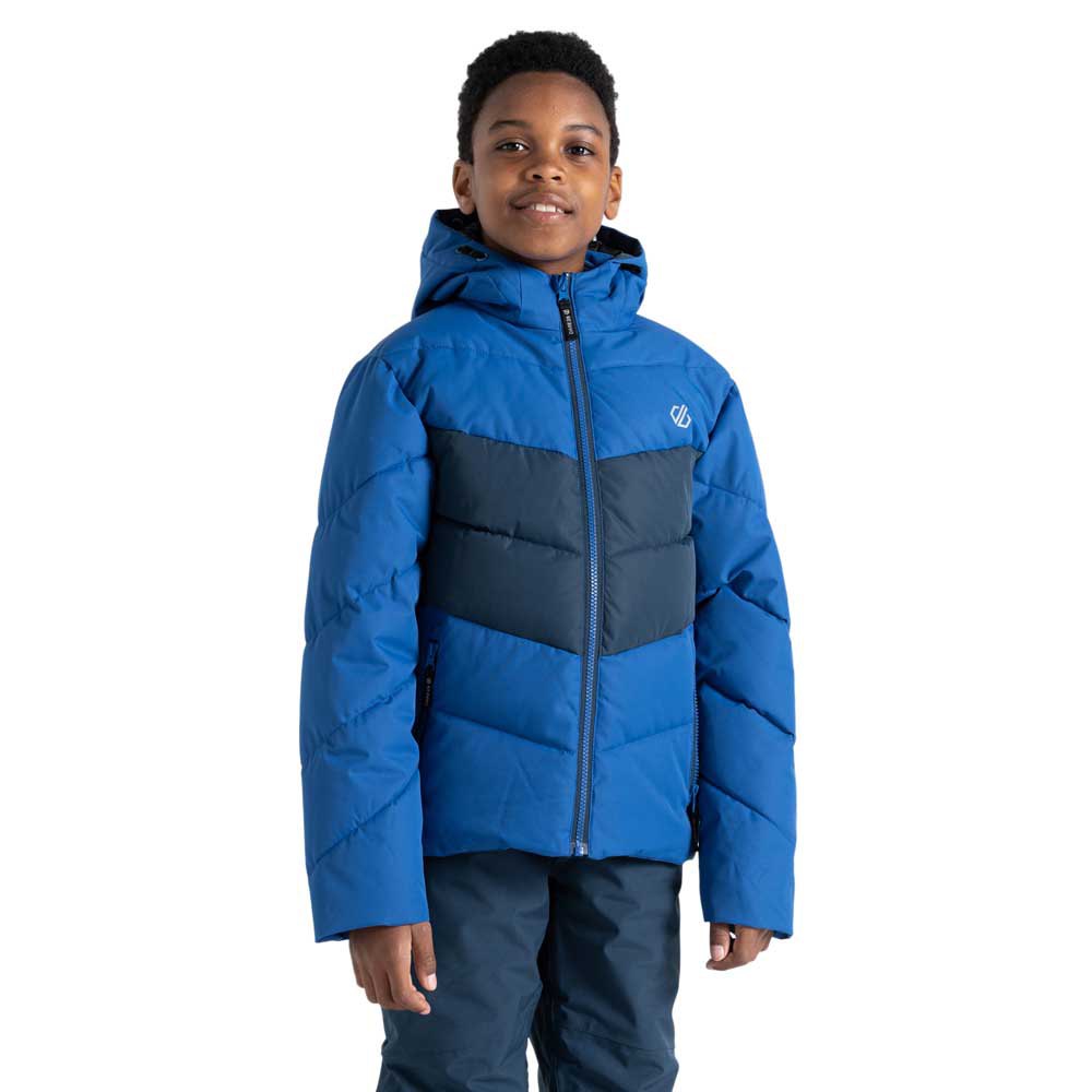 Dare2b Jolly Junior Hood Jacket Blau 9-10 Years Junge von Dare2b