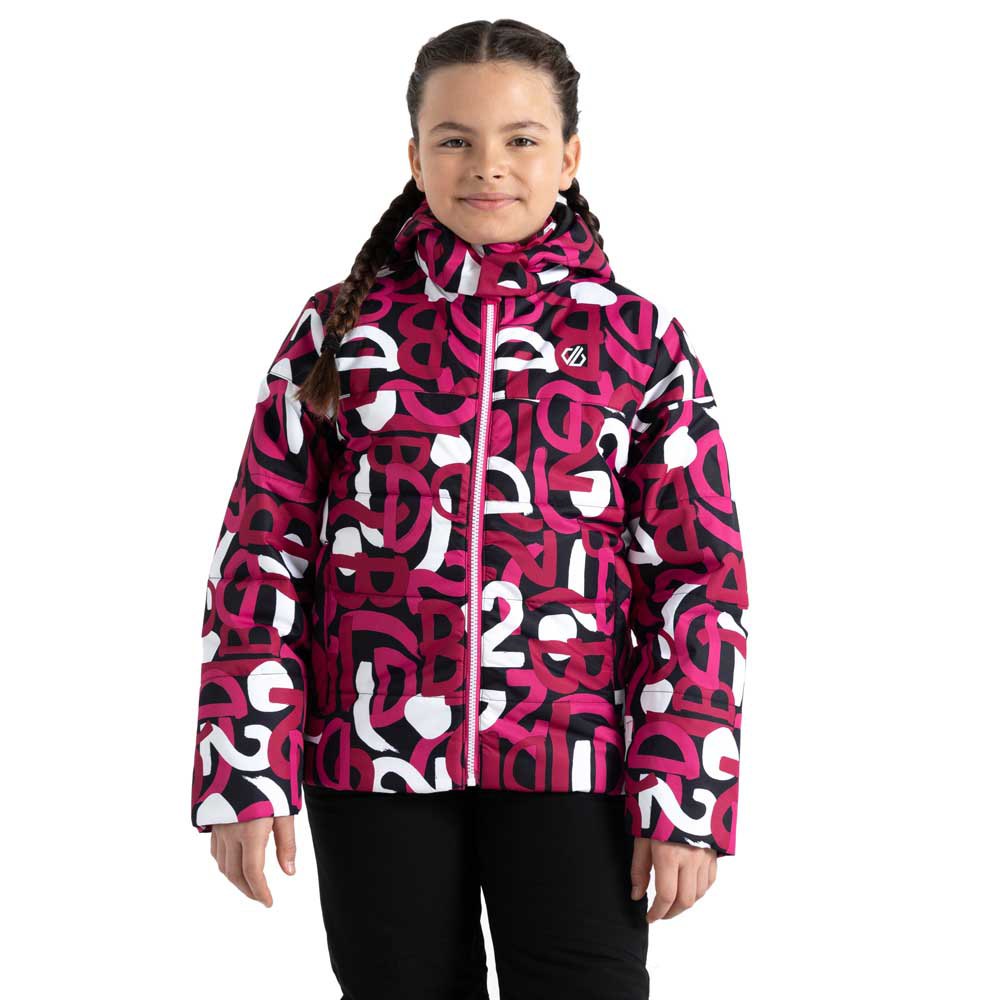 Dare2b Liftie Junior Hood Jacket Rosa 3-4 Years Junge von Dare2b