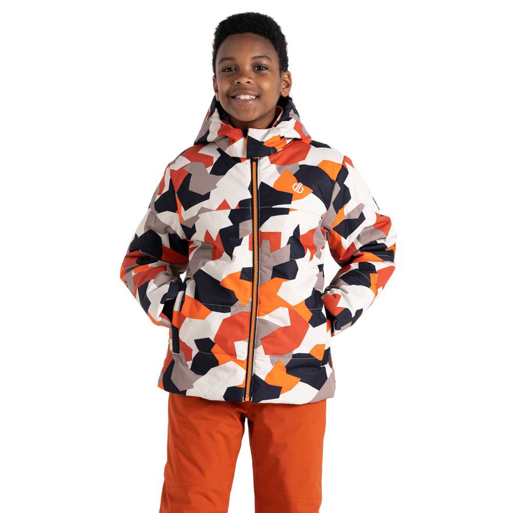 Dare2b Liftie Junior Hood Jacket Orange 5-6 Years Junge von Dare2b