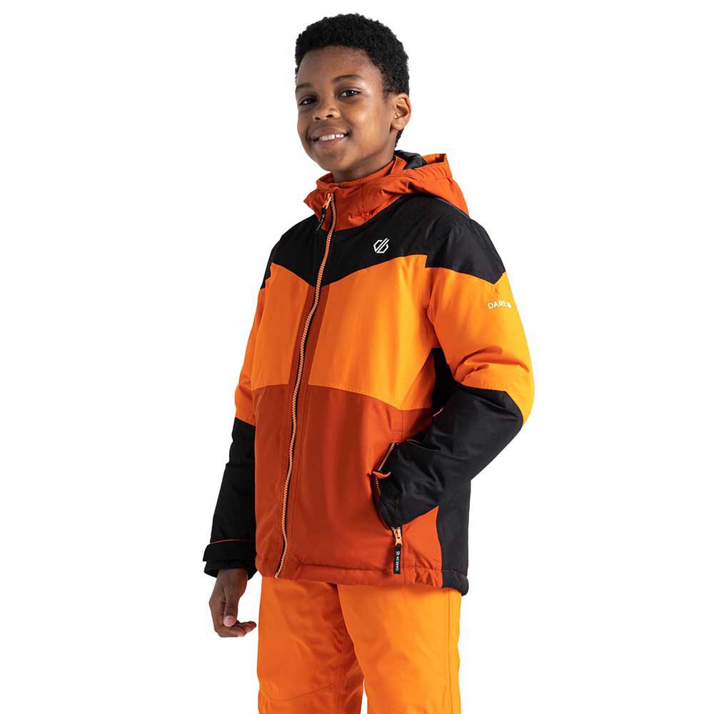 Dare2b Slush Junior Hood Jacket Orange 11-12 Years Junge von Dare2b
